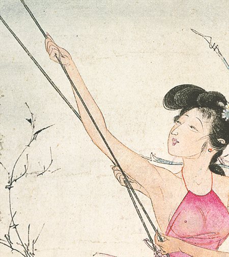 晋中-胡也佛的仕女画和最知名的金瓶梅秘戏图